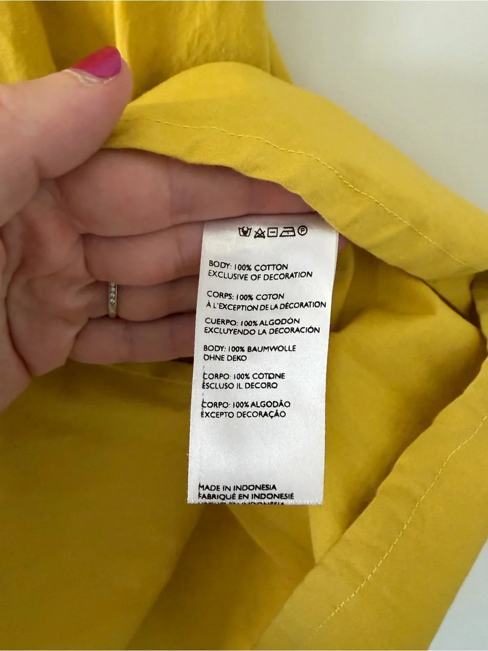 Cleobella Lennon Tie Strap Sleeveless Corset Cotton Mini Dress Golden Yellow S - Picture 6 of 10